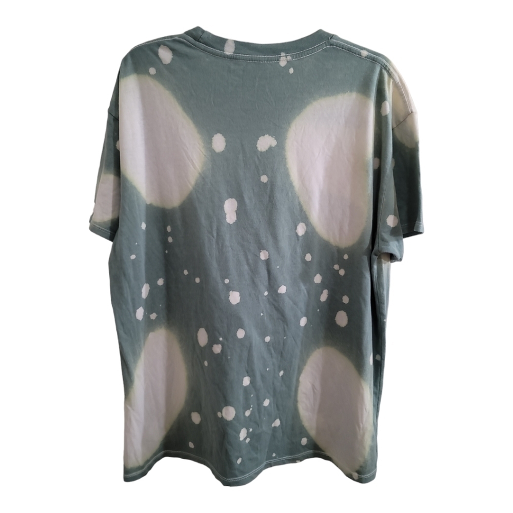 Journey Any Way You Want It T-shirt Large Bleached Splatter Green Graphic Tee - Picture 2 of 3